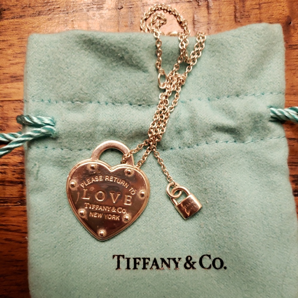 Authentic Return to Tiffany love necklace
